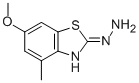 2(3H)-Benzothiazolone,6-methoxy-4-methyl-,hydrazone(9CI),331679-74-4,结构式