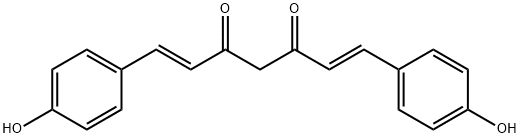 双去甲氧基姜黄素, 33171-05-0, 结构式