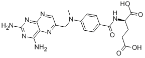 D(-)-氨甲蝶呤水合物, 331717-43-2, 结构式