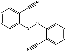 2,2'-DITHIOBIS(BENZONITRILE) Structure
