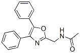 N-[(4,5-Diphenyloxazol-2-yl)methyl]acetamide Structure