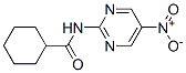 Cyclohexanecarboxamide, N-(5-nitro-2-pyrimidinyl)- (9CI) 化学構造式