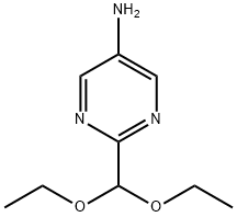 2-(DIETHOXYMETHYL)PYRIMIDIN-5-AMINE,331808-99-2,结构式