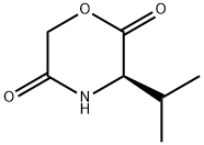 2,5-Morpholinedione,3-(1-methylethyl)-,(3R)-(9CI) Structure