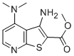 3-AMINO-4-DIMETHYLAMINO-THIENO[2,3-B]PYRIDINE-2-CARBOXYLIC ACID METHYL ESTER 结构式