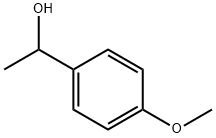 4-(1-ヒドロキシエチル)アニソール 化学構造式