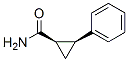 Cyclopropanecarboxamide, 2-phenyl-, (1R,2S)- (9CI) Structure