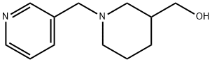 1-(Pyridin-3-ylmethyl)piperidine-3-methanol 化学構造式