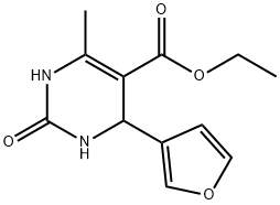 5-Pyrimidinecarboxylicacid,4-(3-furanyl)-1,2,3,4-tetrahydro-6-methyl-2-oxo-,ethylester(9CI) Structure