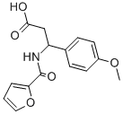 3-[(FURAN-2-CARBONYL)-AMINO]-3-(4-METHOXY-PHENYL)-PROPIONIC ACID|3-[(呋喃-2-羰基)-氨基]-3-(4-甲氧基-苯基)-丙酸