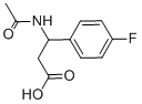 N-ACETYL-2-(4-FLUOROPHENYL)-DL-BETA-ALANINE
|3-乙酰氨基-3-(4-氟苯基)丙酸