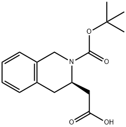 BOC-D-2-四氢异喹啉-乙酸, 332064-64-9, 结构式