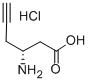 (R)-3-AMINO-5-HEXYNOIC ACID HYDROCHLORIDE Struktur