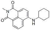 6-(シクロヘキシルアミノ)-2-メチル-1H-ベンゾ[de]イソキノリン-1,3(2H)-ジオン 化学構造式