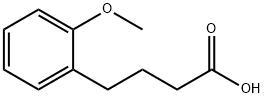 4-(2-メトキシフェニル)酪酸 化学構造式