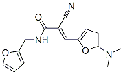 2-Propenamide,  2-cyano-3-[5-(dimethylamino)-2-furanyl]-N-(2-furanylmethyl)-|