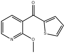 2-メトキシ-3-テノイルピリジン 化学構造式
