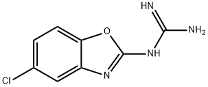N-(5-CHLORO-1,3-BENZOXAZOL-2-YL)GUANIDINE Structure