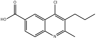 332150-03-5 4-クロロ-2-メチル-3-プロピルキノリン-6-カルボン酸