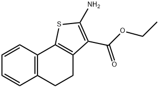 2-氨基-4,5-二氢-萘并[1,2-B]噻吩-3-羧酸乙酯, 332159-69-0, 结构式