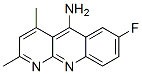 Benzo[b][1,8]naphthyridin-5-amine, 7-fluoro-2,4-dimethyl- (9CI) Struktur