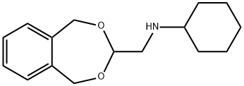 CYCLOHEXYL-(5,9-DIHYDRO-6,8-DIOXA-BENZO-CYCLOHEPTEN-7-YLMETHYL)-AMINE Structure