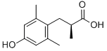 (2'S)-4-HYDROXY-2,2',6-TRIMETHYL-BENZENEPROPANOIC ACID 化学構造式