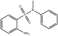 2-Amino-N-methyl-N-phenylbenzene sulfonamide Structure