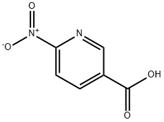 6-ニトロニコチン酸 化学構造式