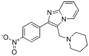 2-(p-Nitrophenyl)-3-(piperidinomethyl)imidazo[1,2-a]pyridine,3323-00-0,结构式