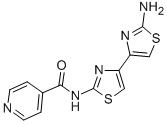 N-(2'-Amino[4,4'-bithiazol]-2-yl)-4-pyridinecarboxamide Struktur