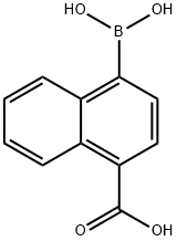 4-Carboxynaphthalene-1-boronic acid Struktur