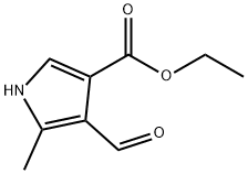 1H-Pyrrole-3-carboxylicacid,4-formyl-5-methyl-,ethylester(9CI) 结构式