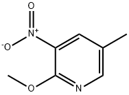 2-甲氧基-5-甲基-3-硝基砒啶,33252-62-9,结构式