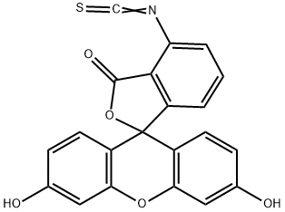 6-异硫氰酸荧光素, 3326-31-6, 结构式