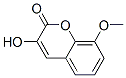 3-Hydroxy-8-methoxy-2H-1-benzopyran-2-one,33265-15-5,结构式