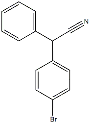 2-(4-溴苯基)-2-苯基-乙烷腈, 33268-46-1, 结构式