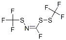 1-[(Trifluoromethyl)dithio]-N-[(trifluoromethyl)thio]formimidic acid fluoride,33278-63-6,结构式