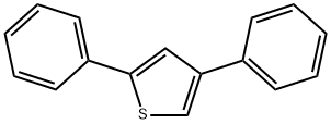 2,4-ジフェニルチオフェン 化学構造式