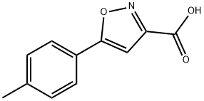 5-P-トリルイソオキサゾール-3-カルボン酸 化学構造式