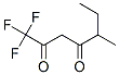 1,1,1-トリフルオロ-5-メチルヘプタン-2,4-ジオン 化学構造式
