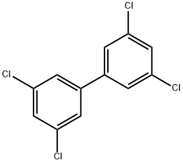 3,3',5,5'-テトラクロロビフェニル 化学構造式