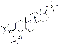 3beta,4alpha,17beta-Tris(trimethylsiloxy)androst-5-ene 结构式