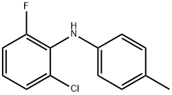 (2-CHLORO-6-FLUOROPHENYL)-P-TOLYL-AMINE Struktur