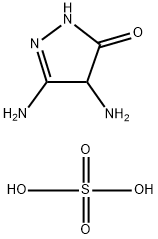 4,5-diamino-2,4-dihydro-3-oxopyrazole sulphate Structure