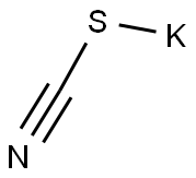 Potassium thiocyanate Structure