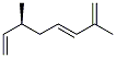 (6S,3E)-2,6-Dimethyl-1,3,7-octatriene Structure