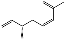 (6S,3Z)-2,6-Dimethyl-1,3,7-octatriene,33303-07-0,结构式