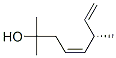 (6S,4Z)-2,6-ジメチル-4,7-オクタジエン-2-オール 化学構造式