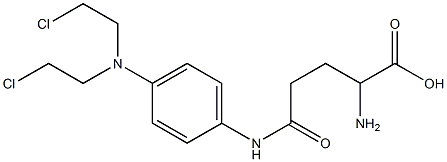 3331-00-8 2-amino-4-[[4-[bis(2-chloroethyl)amino]phenyl]carbamoyl]butanoic acid